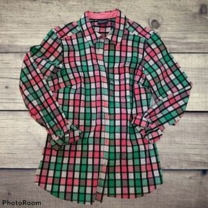 Pastel plaid Columbia button down